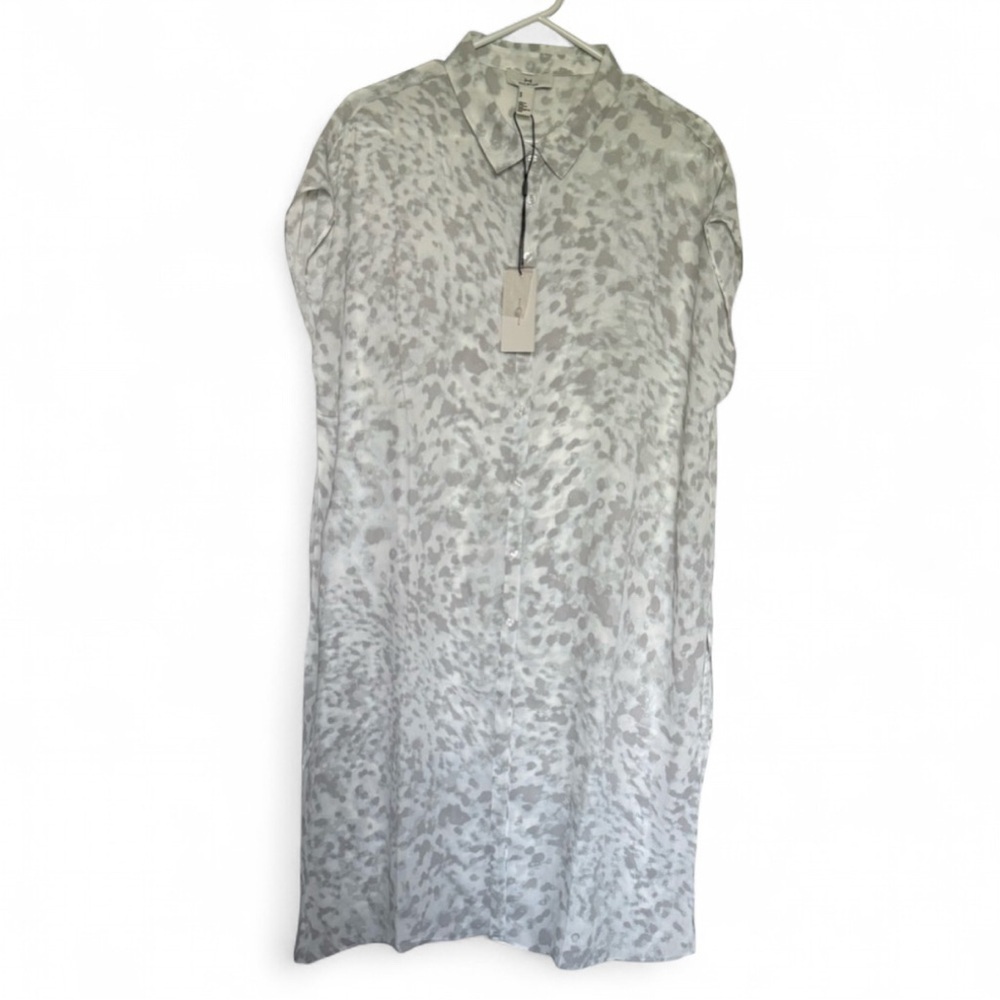 H by Halston Semi Sheer Shirt Dress Size XL NWT Swim Cover